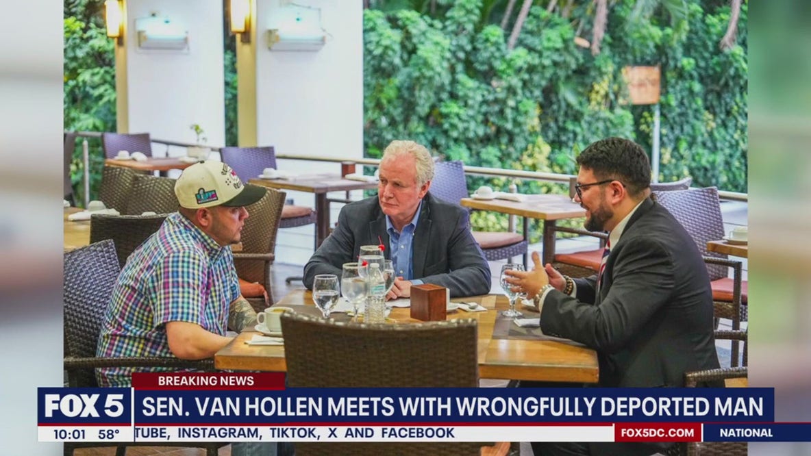 Maryland senator meets with man mistakenly deported in El Salvador